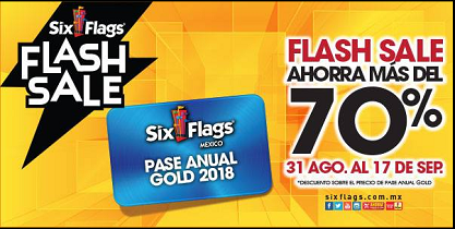Flash Sale Six Flags