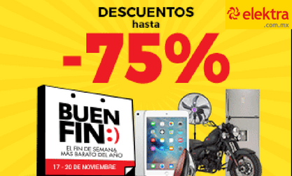 Aprovecha el Buen Fin 2017 en Elektra